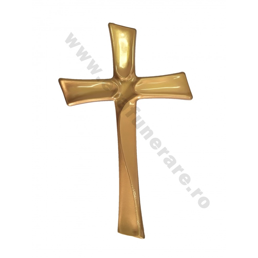 Crucifix metalic bronz